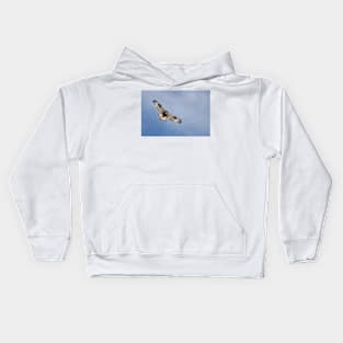 Rough-legged hawk Kids Hoodie